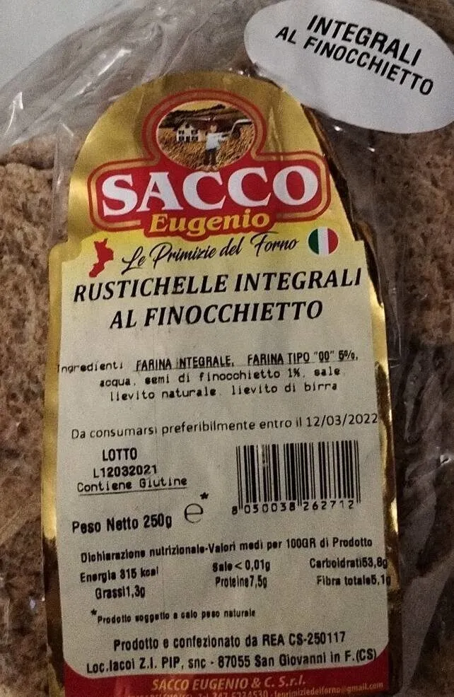 Rustichelle Integrali al Finocchietto