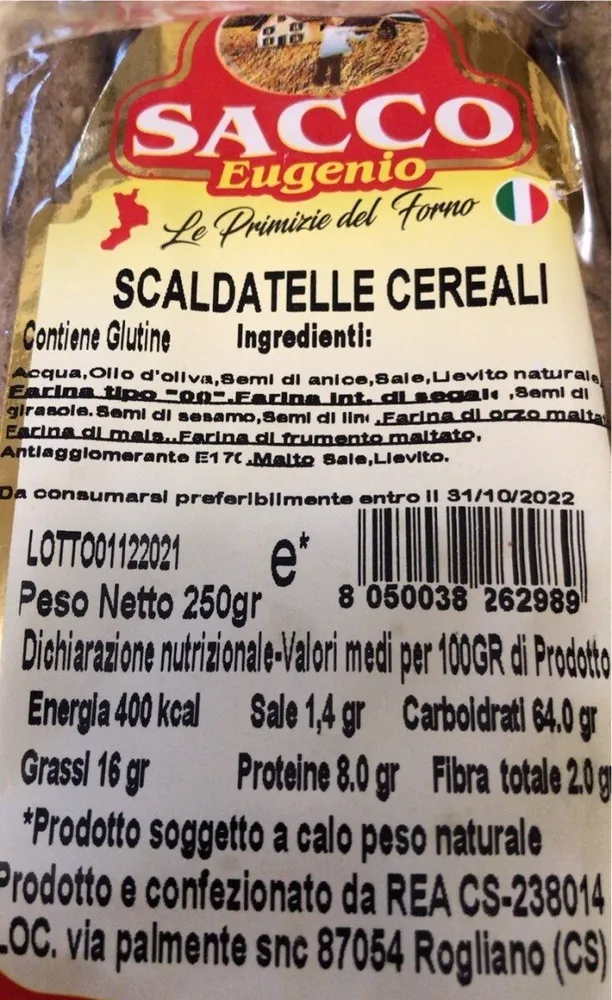 Scaldatelle cereali