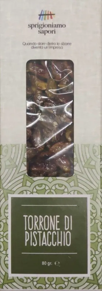 Torrone di pistacchio