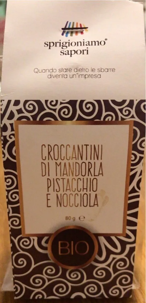 Croccantini di mandorla pistacchio e nocciola