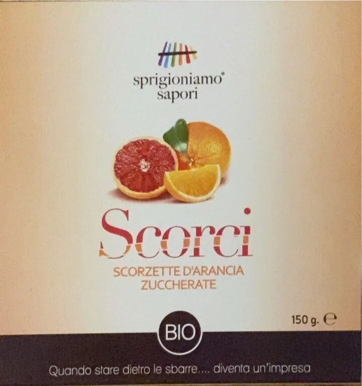 Scorci scorzette d’arancia zuccherate