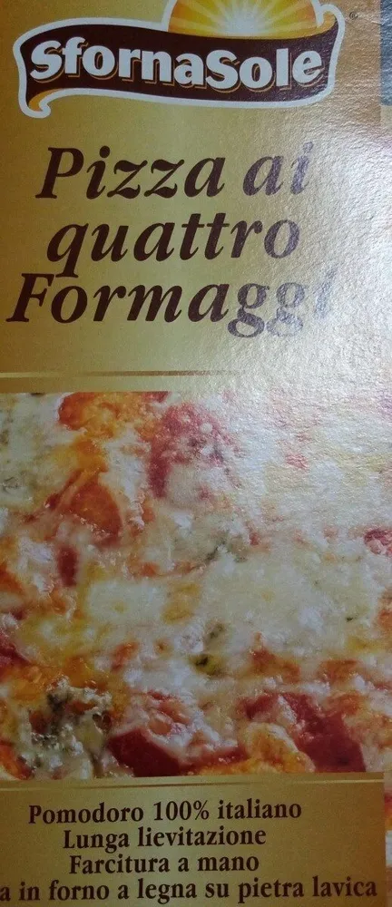 Pizza ai quattro formaggi