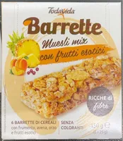 Barrette con frutti esotici