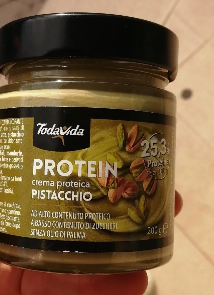 Crema proteica pistacchio