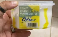 Gelato limone variegato