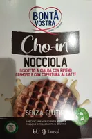 Cho-in nocciola biscotto a cialda ripieno con copertura al latte