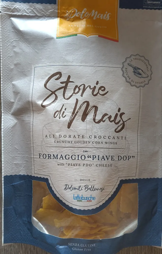 Storie di mais ali dorate croccanti