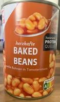 Herzhafte Baked Beans weiße Bohnen in Tomatensauce