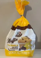 Muffin alla vaniglia con gocce di cioccolato