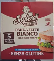 Pane bianco a fette senza glutine