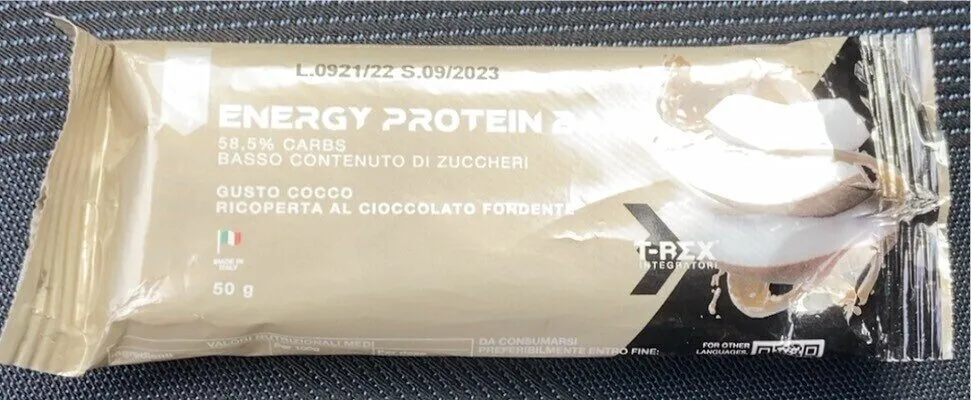 Energy protein bar