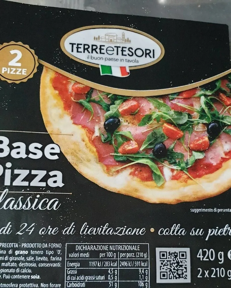 Base pizza
