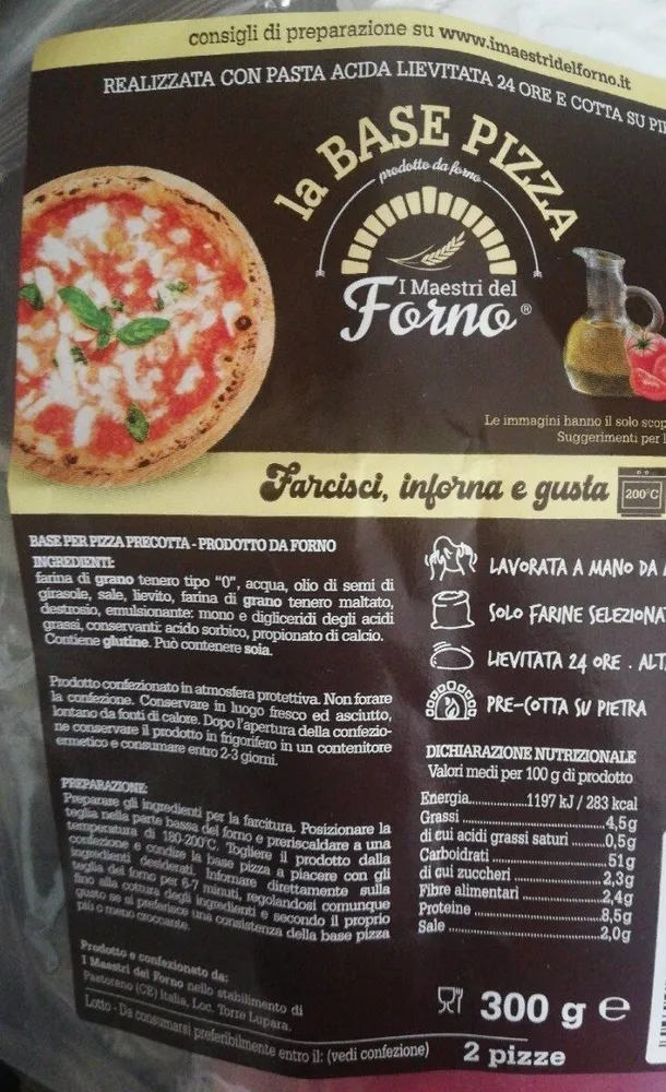 la base pizza