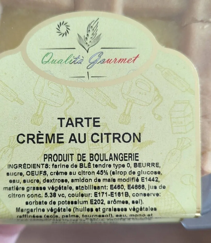 Tarte Crème Au Citron