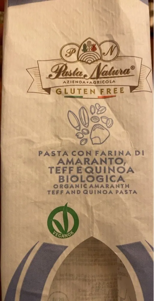 Pasta con farina di amaranto