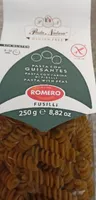 Espirales de guisantes sin gluten