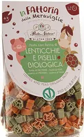 Pasta con farina di Lenticchie e Piselli Biologica