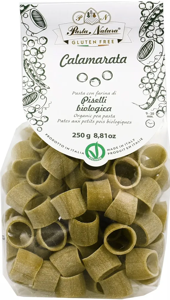 Calamarata - Pasta con farina di Piselli biologica