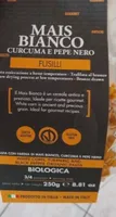 Fusilli mais bianco gusto curcuma e pepe nero