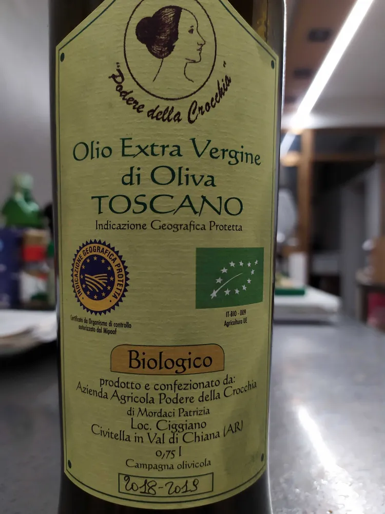 Olio extravergine di oliva Toscano