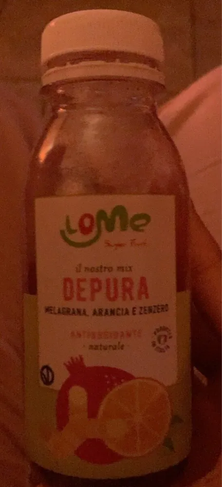 Succo melagrana arancia e zenzero
