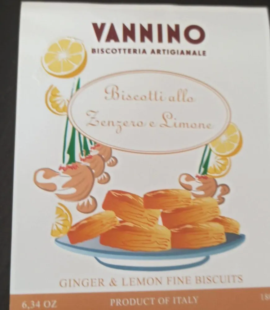 Biscotti allo zenzero e limone