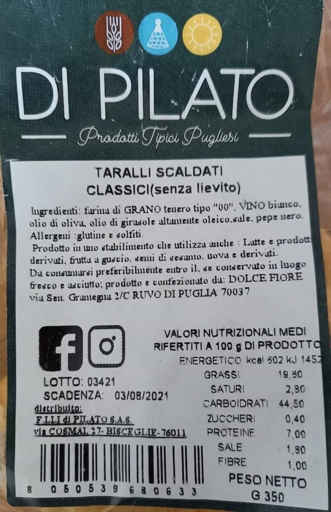 Taralli scaldati classici (senza lievito)