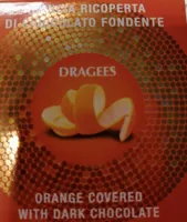 Arancia ricoperta cioccolato fondente