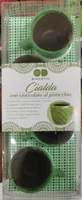 Biscotti Cialda con cioccolato al pistacchio