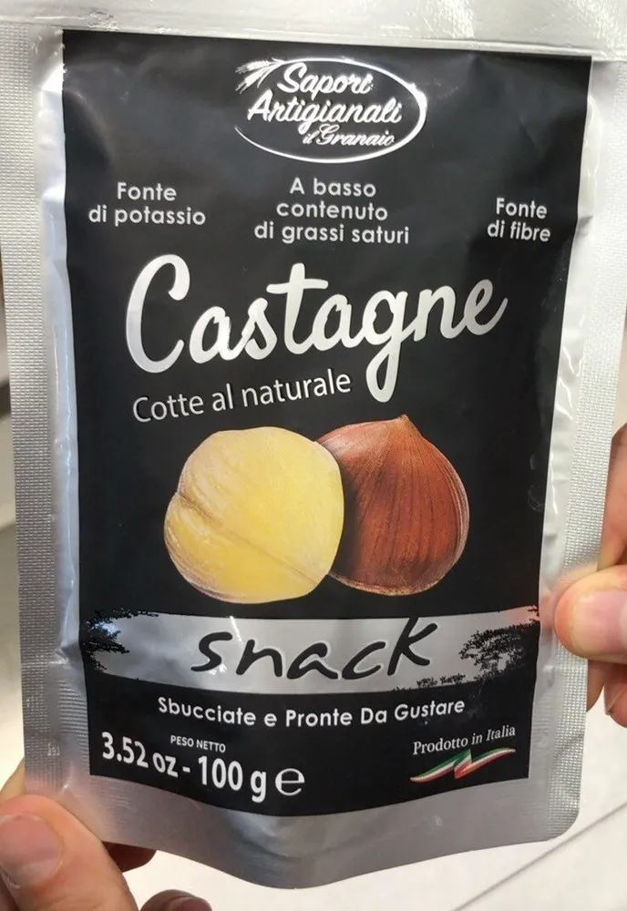 Castagne cotte al naturale