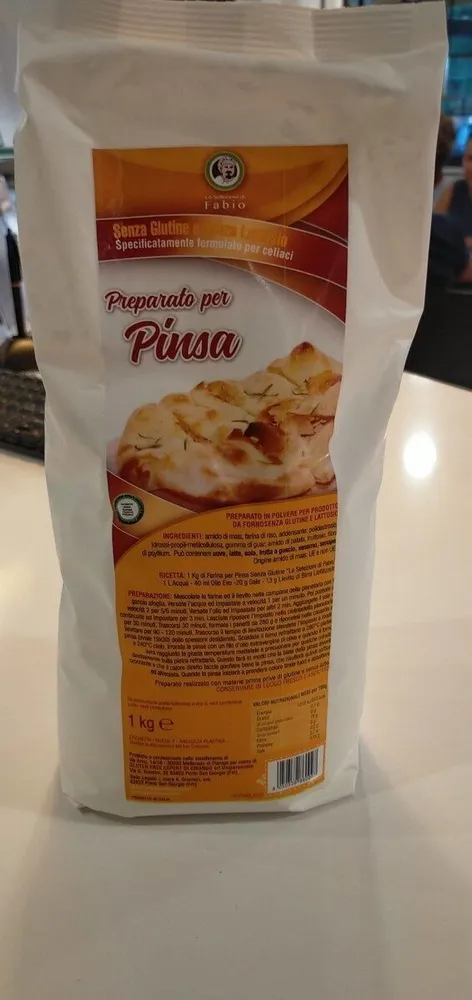 Preparato per pinsa