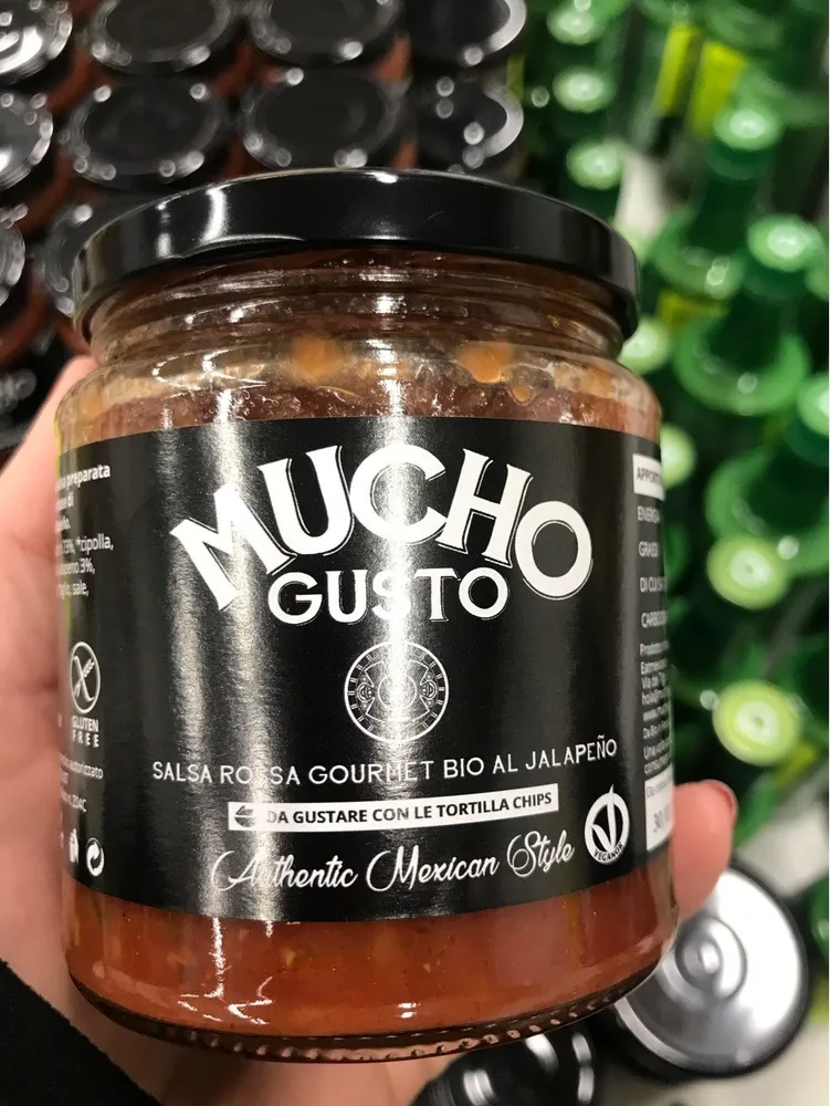 Salsa Rossa Gourmet Bio Al Jalapeño
