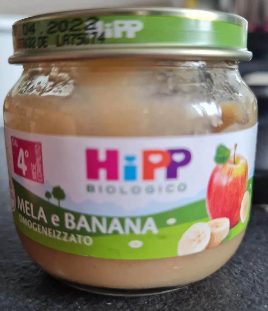 Omogeneizzato mela e banana