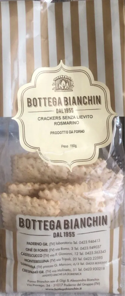 Crackers senza lievito rosmarino
