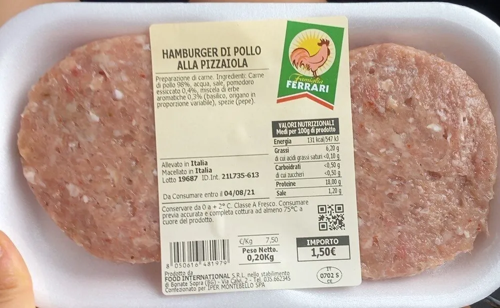 Hamburger di pollo alla pizzaiola