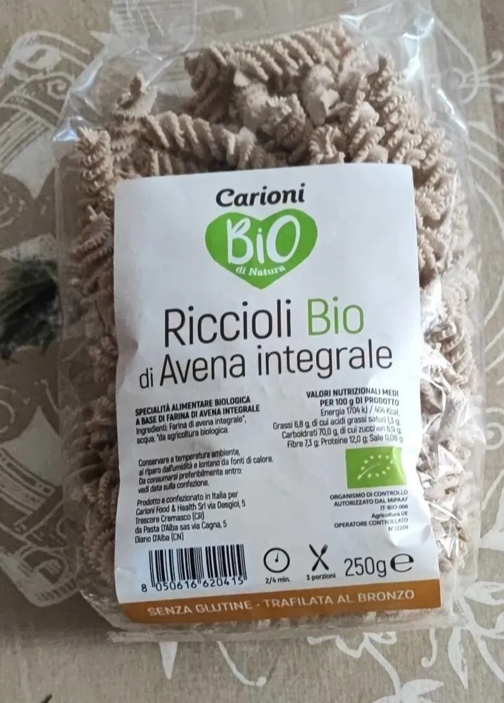 Riccioli bio di avena integrale
