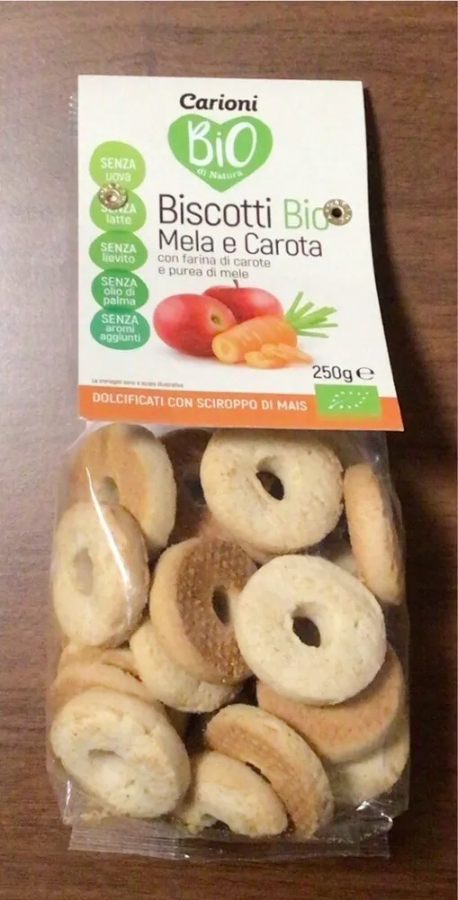 Biscotti Bio Mela e Carota