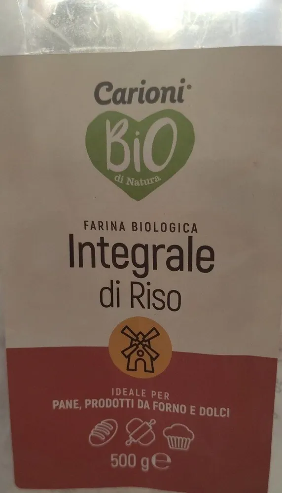 Farina biologica di riso integrale