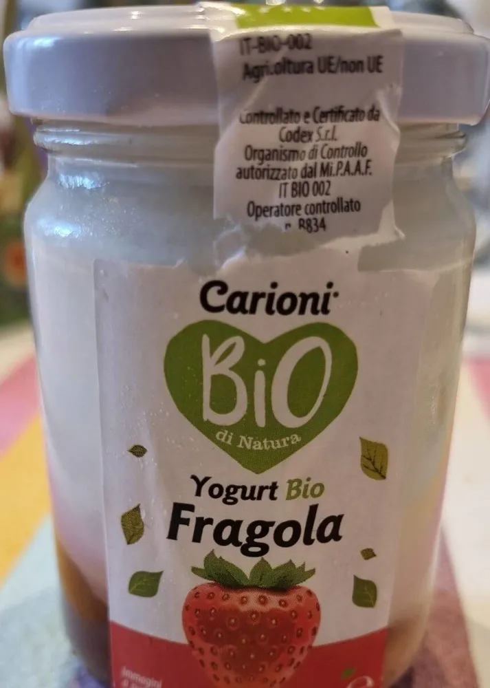 Yogurt biologico alla fragola