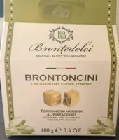 Brontedolci - Soft Nougat with Sicilian Pistachio, 100g (3.5oz) Box