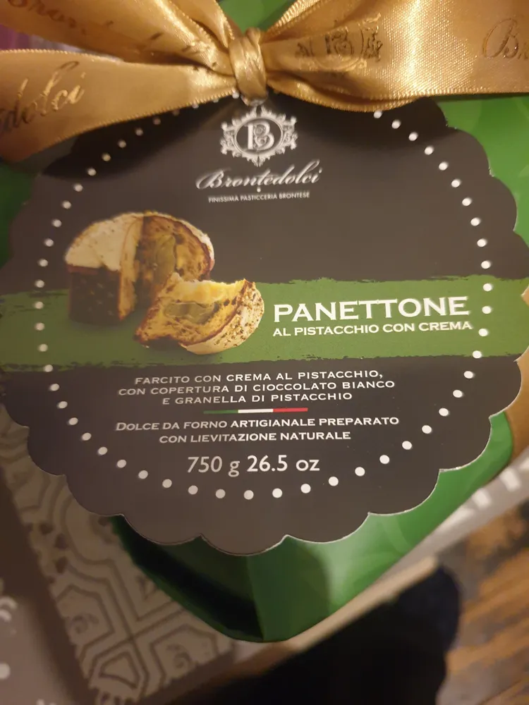 Panettone al pistacchio