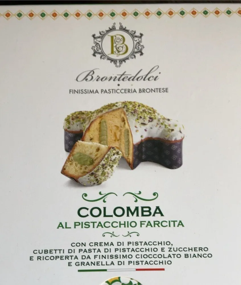 Colomba al pistacchio farcita