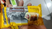 Plum Cake with milky chocolate cream