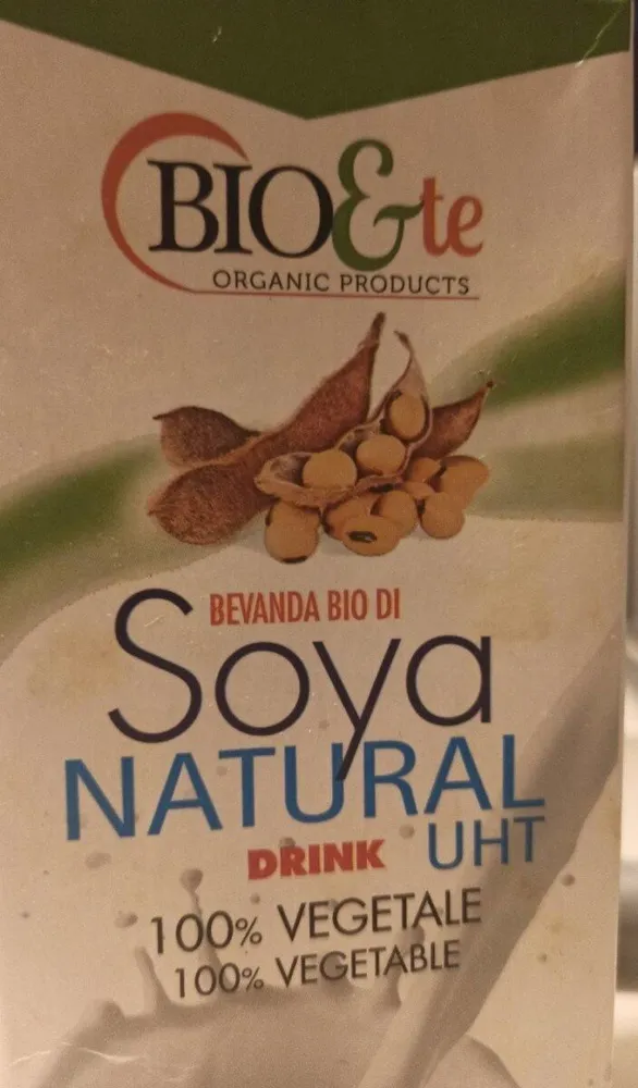 Bevanda bio di soya Natural uht