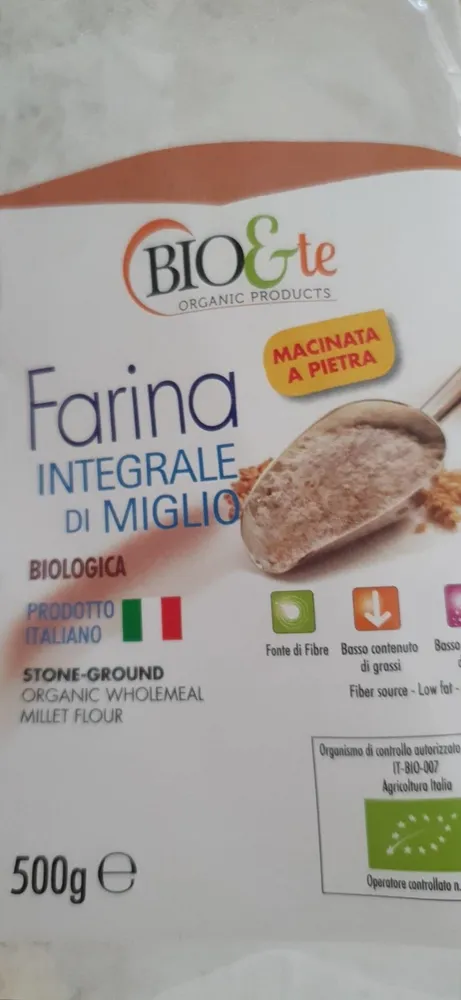 Farina integrale di miglio