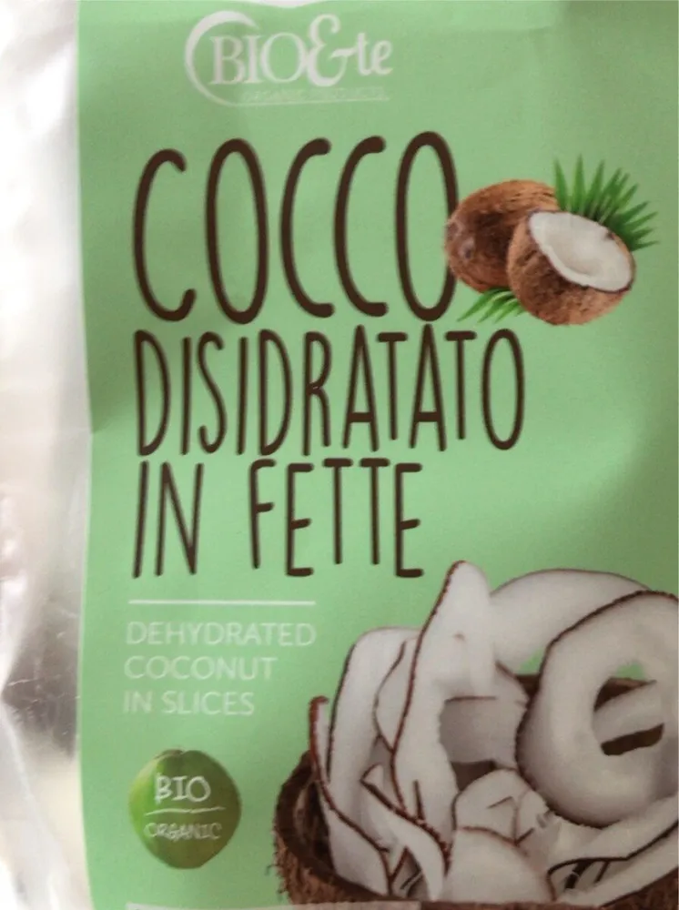 Cocco disidratato in fette
