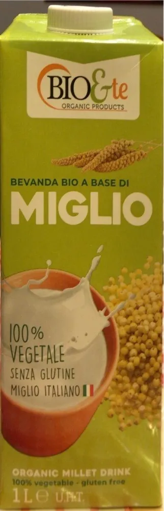 Bevanda bio a base di miglio