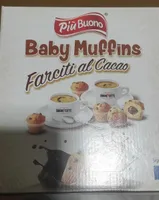 Baby muffin farciti al cacao