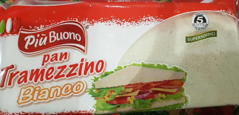 Più buono pane tramezzino bianco