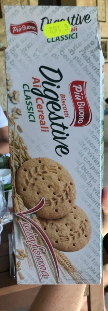 Biscotti digestive ai cereali classici